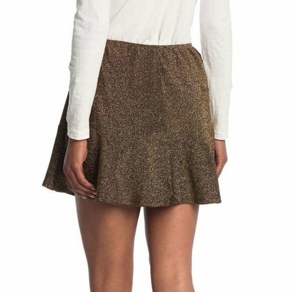 ROW A Godet Mini Skirt - Picture 2 of 4